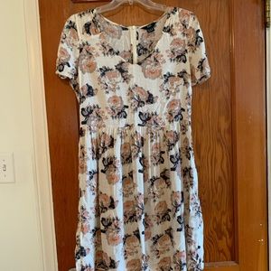 Floral print dress